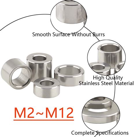 M M M M M Stainless Steel Spacer Standoff Collar Stand Off