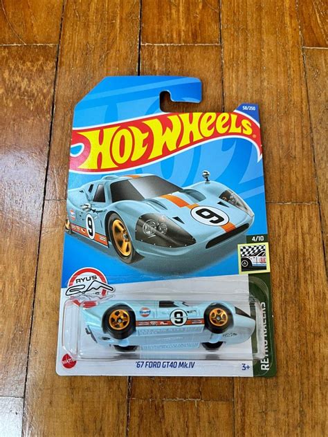 67 Ford Gt40 Mkiv Hot Wheels Hobbies And Toys Toys And Games On Carousell