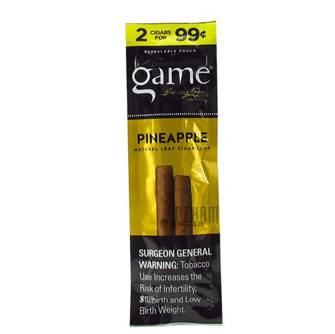 Game Cigarillos Pineapple Gotham Cigars