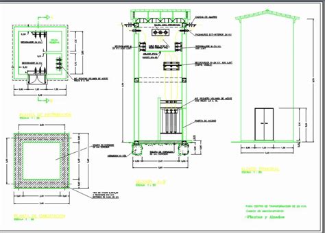 Caseta De Seccionamiento De Obra En AutoCAD Librería CAD