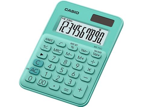 Calculadora B Sica Casio Ms Uc Verde D Gitos Worten Pt