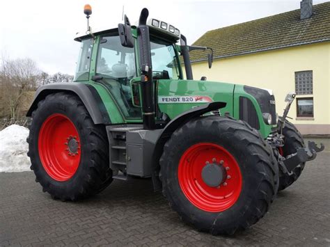 Fendt 820 Vario TMS Tracteur Agricole Thommen Schwall