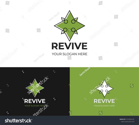 Revive Logo Vector Design Illustration Vector Stock Vector (Royalty ...