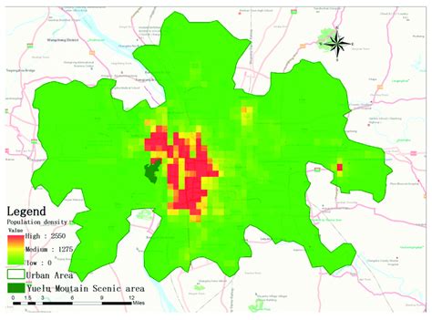 The population density of the urban area. | Download Scientific Diagram