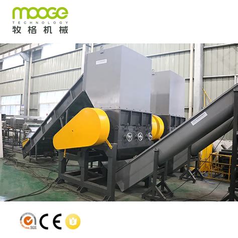 Waste Plastic Pet Hdpe Bottle Crusherwet Crushing Machine China Waste