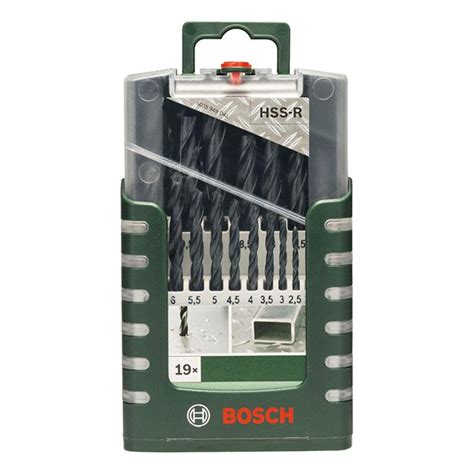 ست 19 عددی مته فلز بوش مدل HSS-R بقطر 1-10 میلیمتر - ابزارسرا