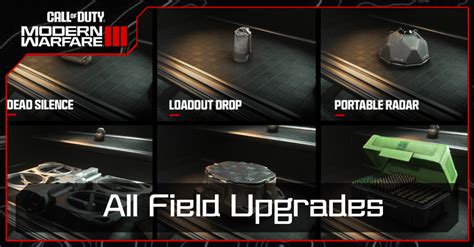 List Of All Field Upgrades And Best Field Upgrades Call Of Duty