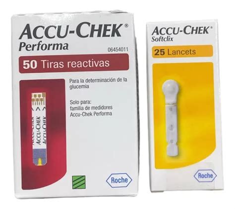 Kit Accu Chek Performa Tiras Y Lancetas