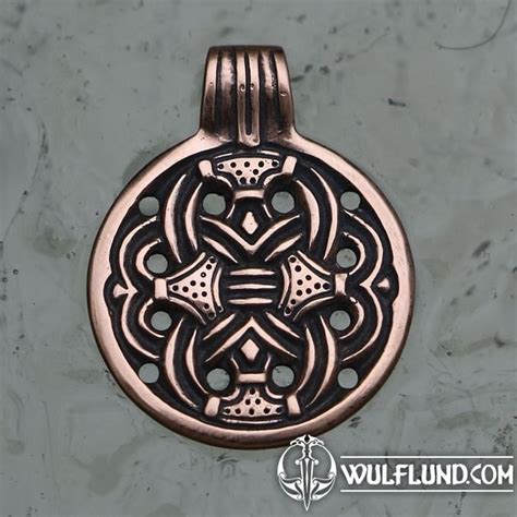 Borre Pendentif Style Viking Bronze Drakkaria Pendentifs Colliers