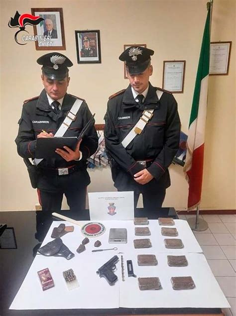 Arrestato Enne Di San Salvo Trovato In Possesso Di Una Pistola Rubata