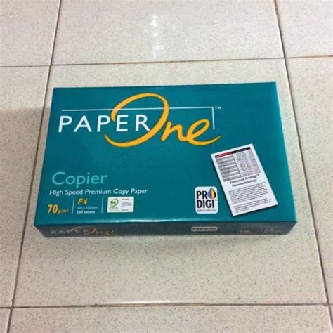 Jual Kertas Hvs F4 75gr Paper One Folio Print Fotocopy Paperone