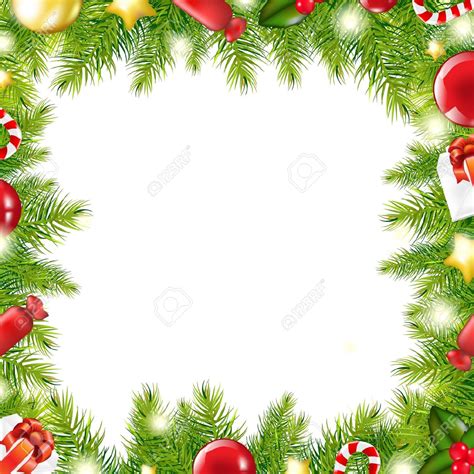 horizontal christmas tree border clipart - Clipground