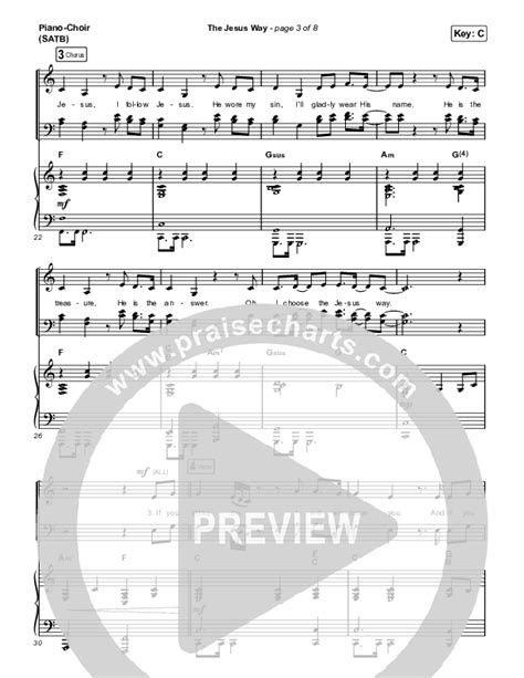 The Jesus Way Sheet Music Pdf Phil Wickham Praisecharts