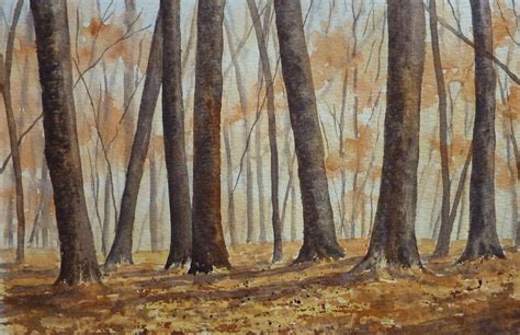 Woodland Painting at PaintingValley.com | Explore collection of ...