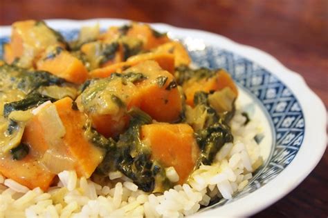 Curried Sweet Potatoes With Spinach Recipe Go Dairy Free