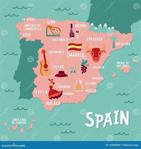 Mapa Turistico Mapa De Espana Espana Y Mapa Turistico Images