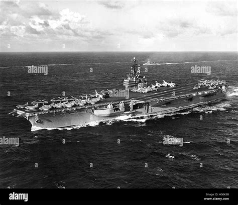 USS Ranger CVA-61 Stock Photo - Alamy