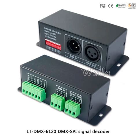 Dmx Spi Decoder Lt Dmx Dc V Led Dmx Controller For Pixel Led