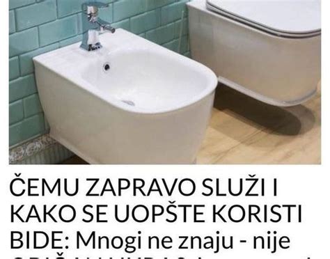 EVO ČEMU ZAPRAVO SLUŽI BIDE U KUPATILU Za ove njegove funkcije sigurno