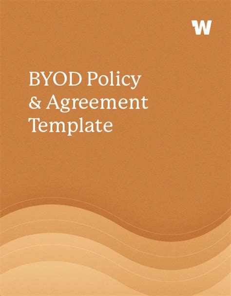 Byod Policy And Agreement Template Workshop The Best Email Platform