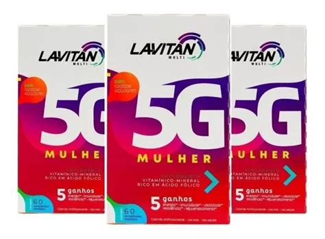 Suplemento En Tabletas Lavitan 5 G Para Mujer Lavitan 5G