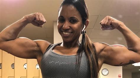 Old Women Flexing Biceps