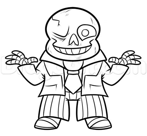 Undertale Sans And Papyrus Coloring Pages Coloring Pages