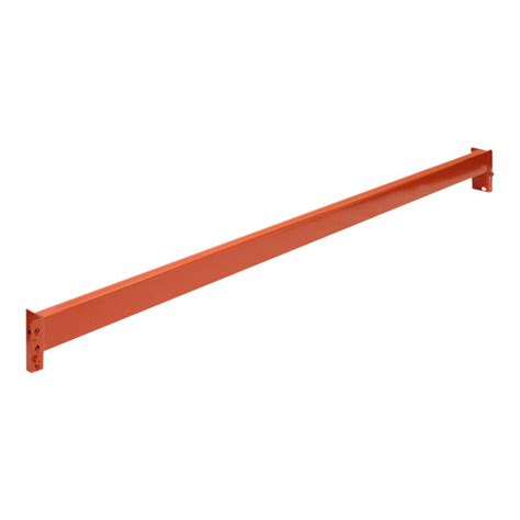 Interlake Mecalux Orange Heavy Duty Non Slotted Pallet Rack Beam