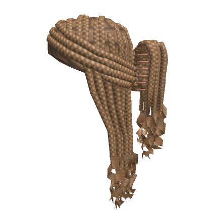 Half Updo Curly Braids W Claw Clip Blonde Roblox