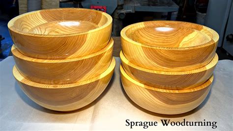 Woodturning Turning Eight White Ash Bowls In Less Than Six Hours