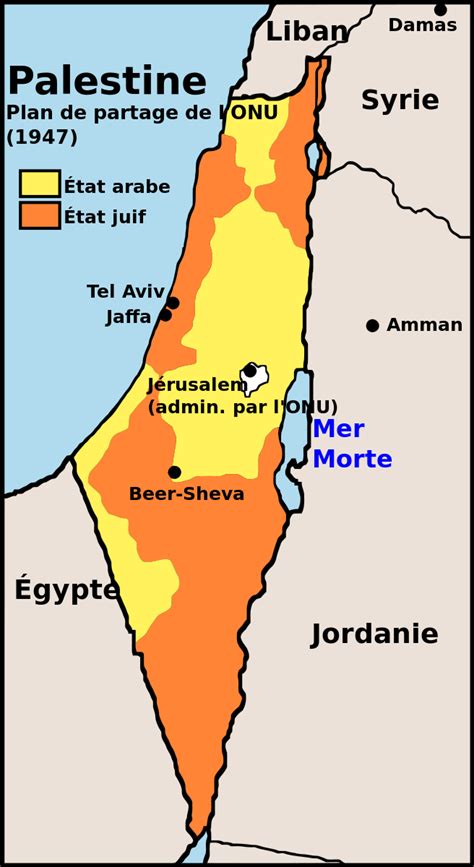 Fichier Un Partition Plan For Palestine 1947 Fr Png