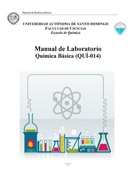 Manual Lab Quimica Basica Universidad Aut Noma De Santo Domingo