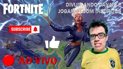 Live Divulgando Canais E Jogando Fortnite Inscritos Vamos De