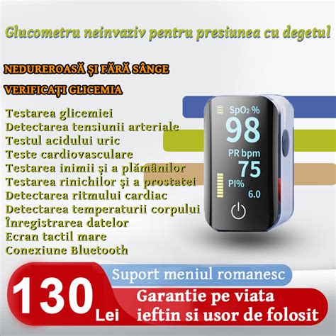Monitor non-invaziv pentru glicemia