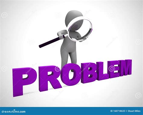 Problem Concept Icon Means Difficulty Challenge Or Dilemma 3d