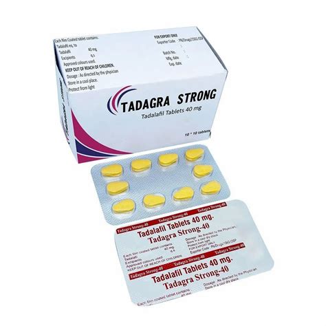 Tadaga Tadalafil Mg Tablets At Rs Stripe Jawahar Nagar