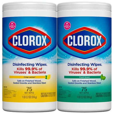 Clorox Disinfecting Wipes Value Pack Bleach Free Walgreens