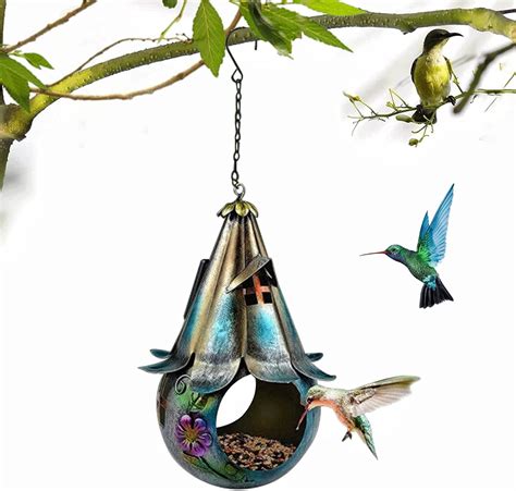 Amazon Solar Bird Feeders For Outdoor Hanging In Solar Bird