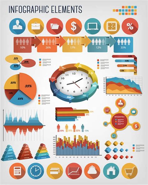 30 Free Vectors To Design Your Own Infographic Free Infographic