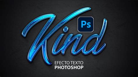 Efecto De Texto En Photoshop Youtube