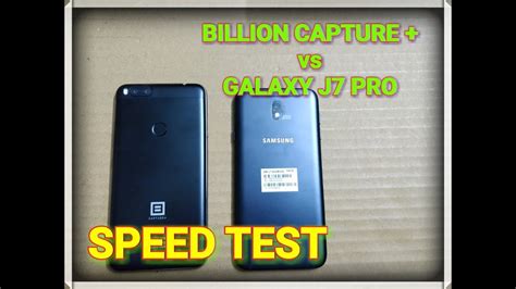 Billion Capture Vs Galaxy J7 Pro Speed Test Multitasking