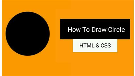 How To Make A Circle In HTML CSS Pz Technical YouTube