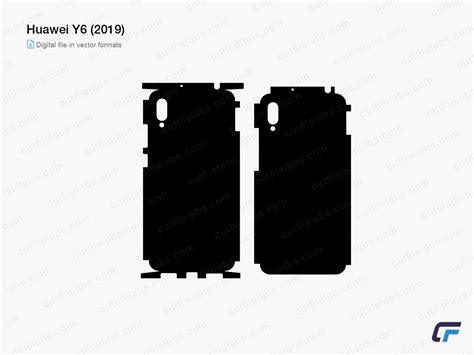 Huawei Y6 2019 Cut File Template Cutfilelabs