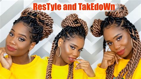 Easy Styles For Jumbo Twists Plus How I Take Them Down With No Breakage