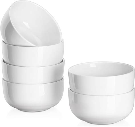 Dowan Oz White Bowls Ceramic Small Bowls Set Side Dishes For