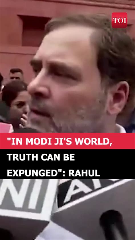 In Modi Jis World Truth Can Be Rahul Roars After His First