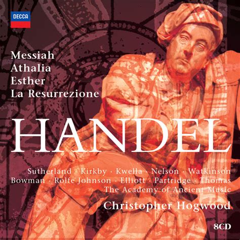 Hogwood conducts Handel Oratorios, Georg Friedrich Händel by Academy of ...