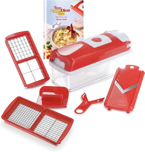 Genius Nicer Dicer Smart Pieces Food Chopper Multi Cutter