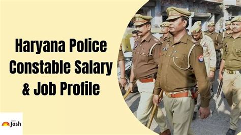 Haryana Police Constable Salary 2024 In Hand Pay Structure Perks And