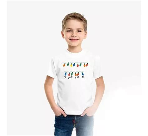 Remera Sublimada Personalizada Niños Serie Tv